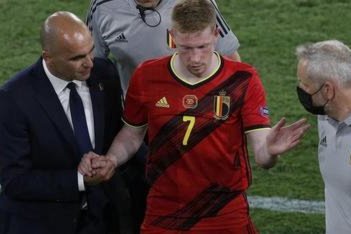 比利时主帅探望卢卡库 伤情误传遭澄清